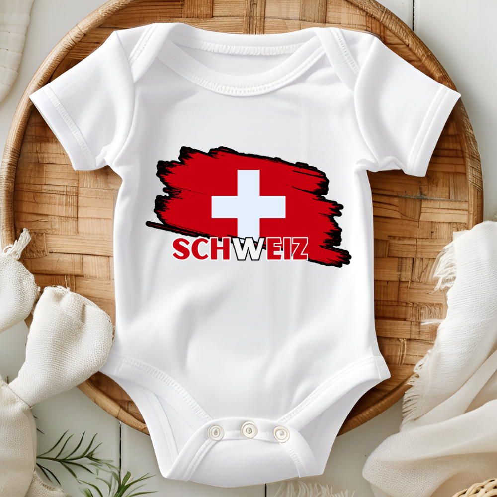 Schweiz - Bio Baby Bodysuit
