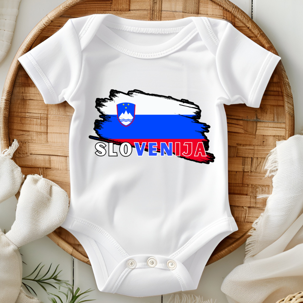 Slowenien - Bio Baby Bodysuit
