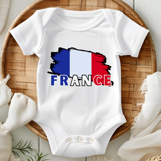 Frankreich- Bio Baby Bodysuit