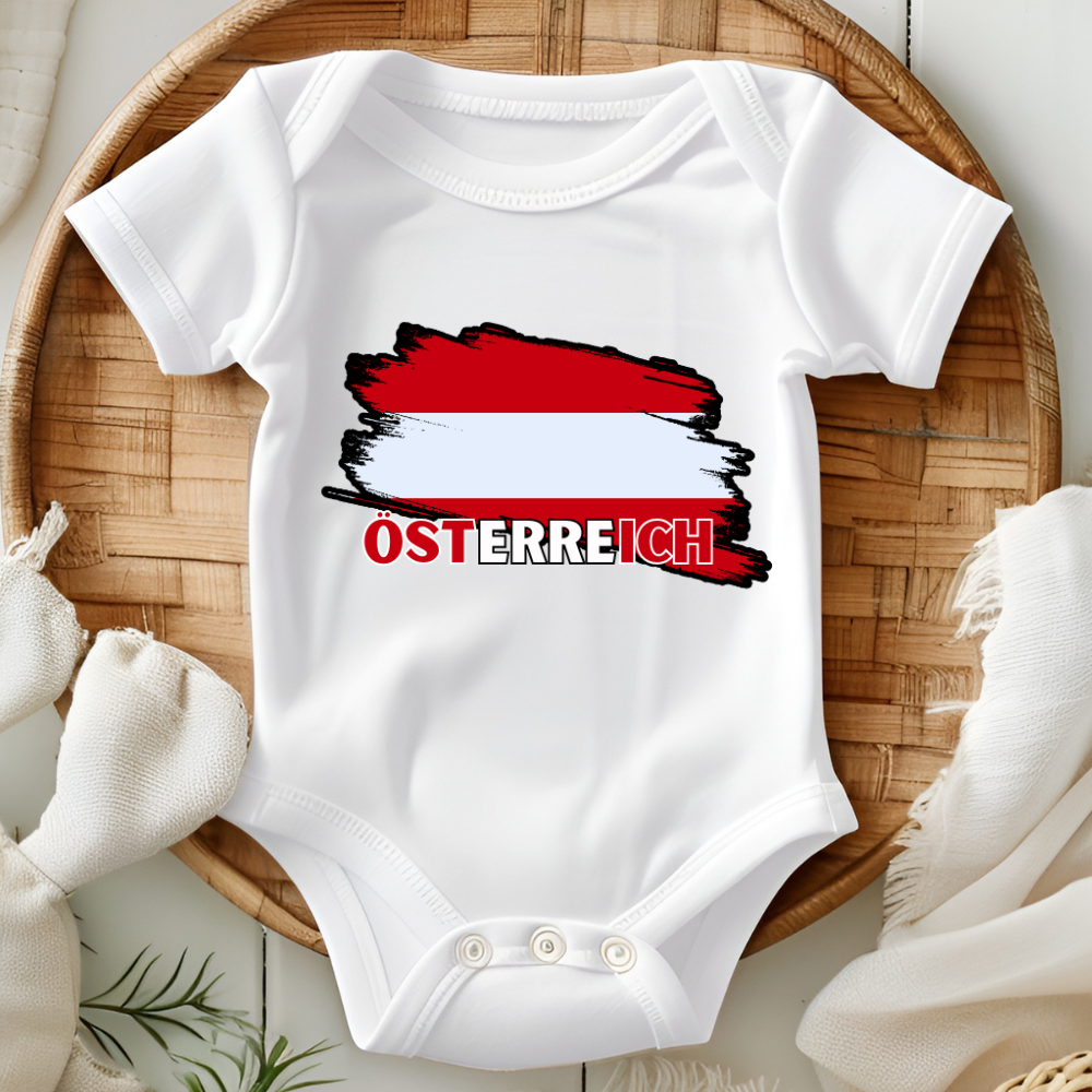 Österreich - Bio Baby Bodysuit