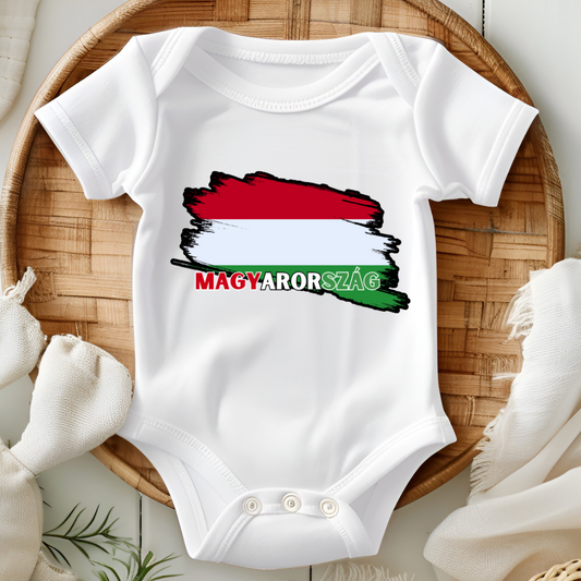 Ungarn - Bio Baby Bodysuit