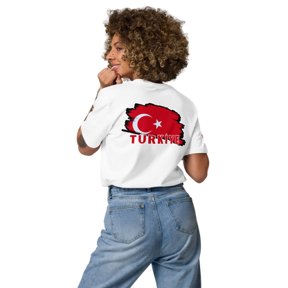 T-Shirt Türkei EM 2024 Unisex 𐱅𐰇𐰼𐰰