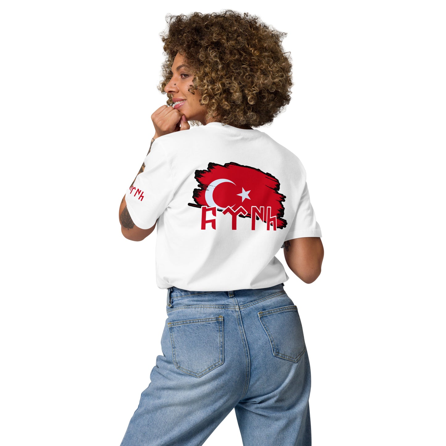 T-Shirt Göktürk EM 2024 Unisex 𐱅𐰇𐰼𐰰